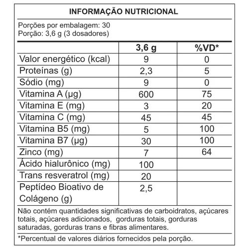 Colágeno + Ácido Hialurônico 108G 3