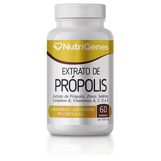 Extrato de Própolis Verde (Baccharis Dracunculifolia) 60 Cápsulas