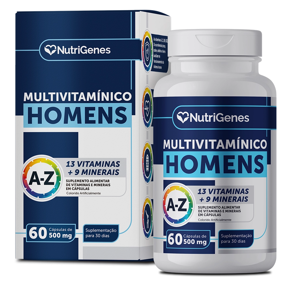 Multivitamínico Homens 60 Cápsulas