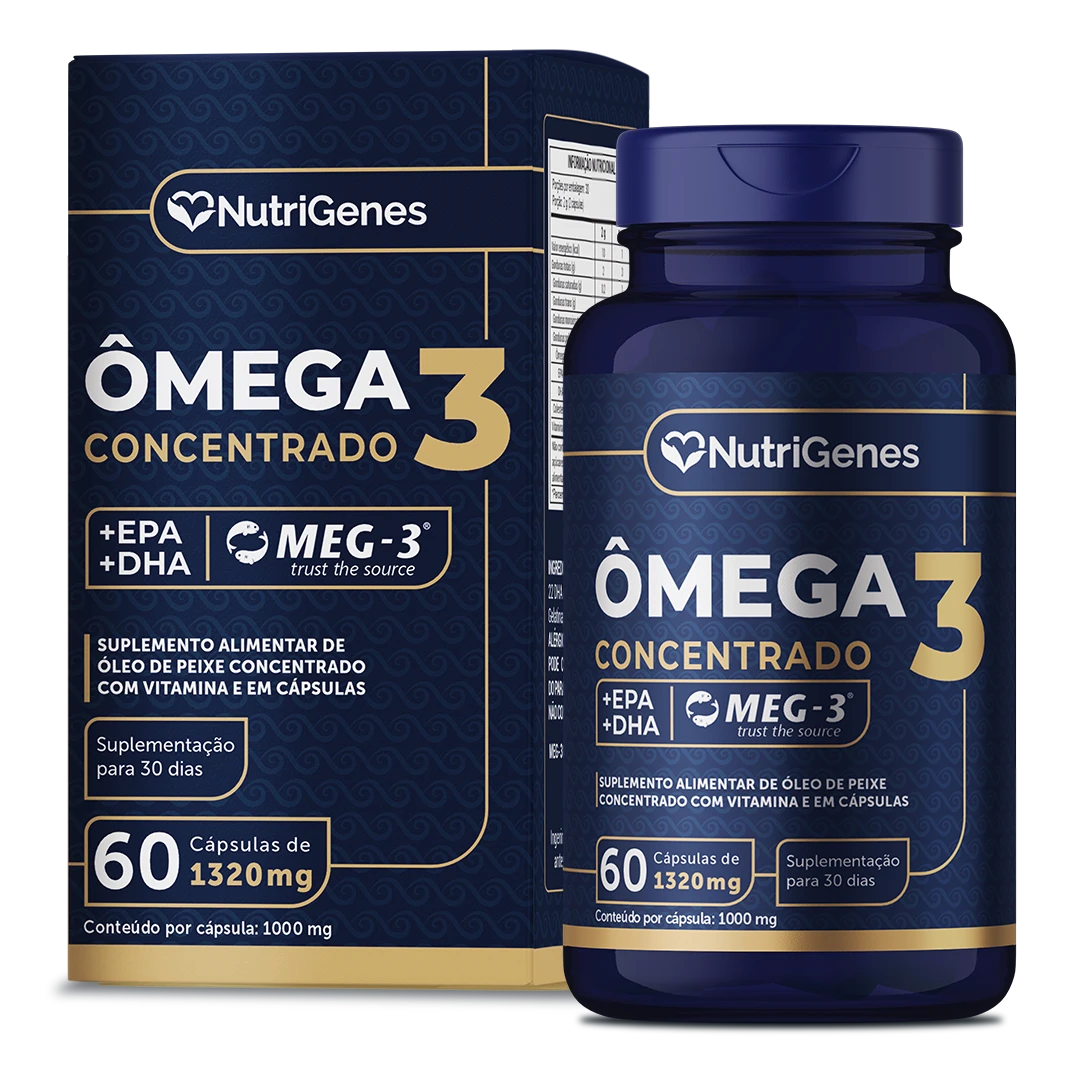 Ômega 3 Concentrado 60 Cápsulas